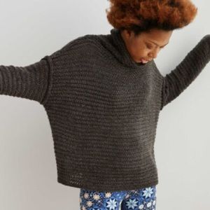 Aerie Grey Babe Chenille Sweater